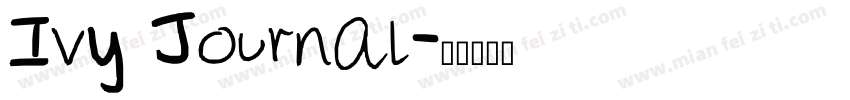 Ivy Journal字体转换